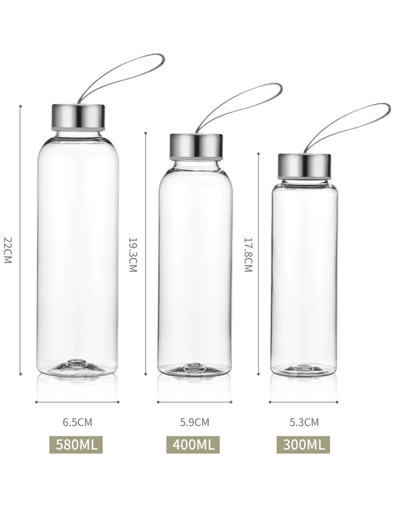 Customized 300/400/500ml plastic outdoor sports water bottle travel mugs, suitable for students, easy to use while cycling, and an excellent choice for Father's Day or graduation gifts.